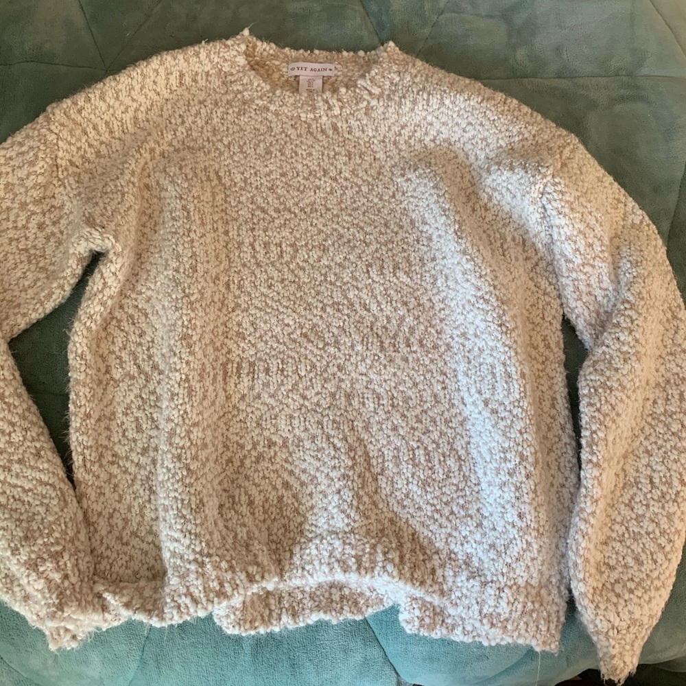 Yet again popcorn sweater